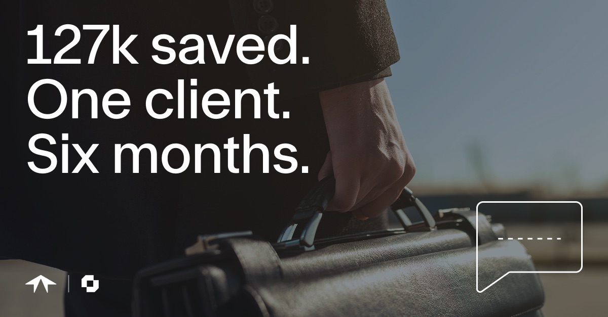 Ascend LinkedIn paid media: '127k saved. One client. Six months.'